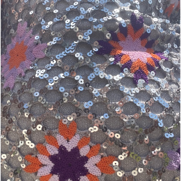 Sandro
Brunielou Sequined Crochet Shift Dress 40 NWT - Picture 3 of 11